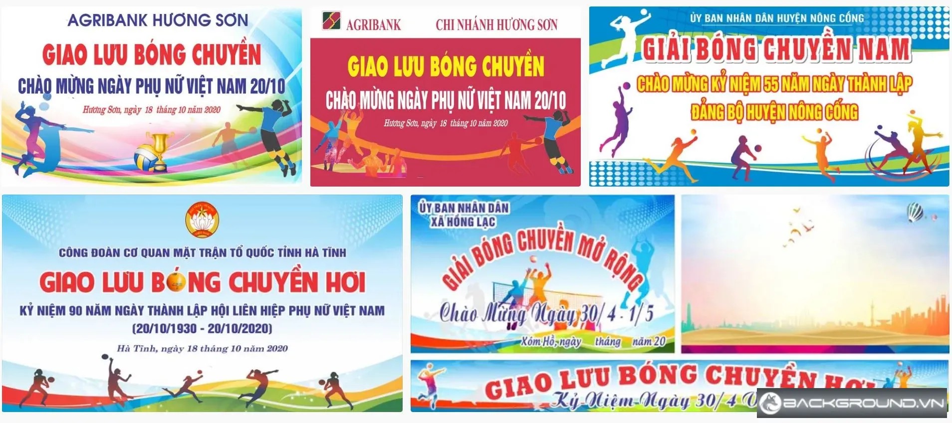 5+ Background giải bóng chuyền
