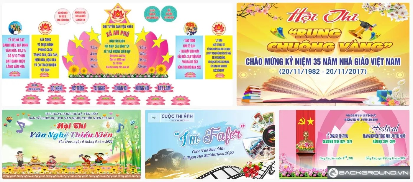 5+ Background hội thi