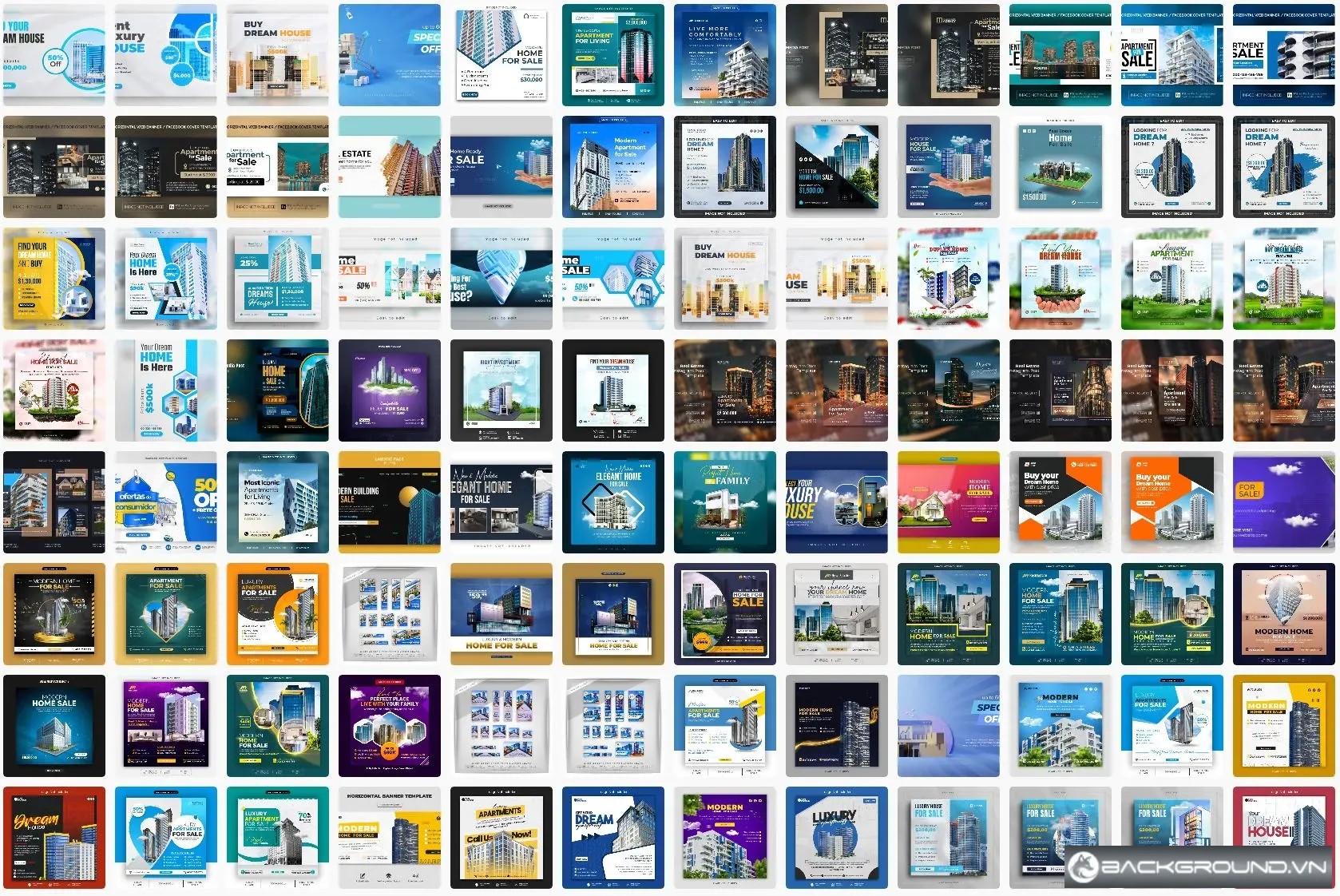 100+ Banner bất động sản chung cư