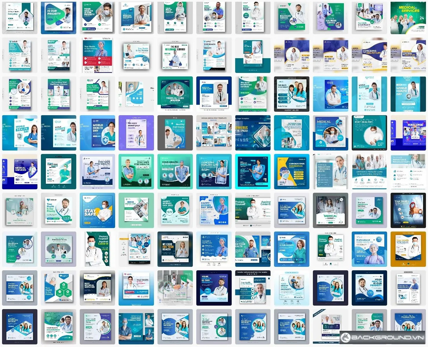 100+ Poster bệnh viện
