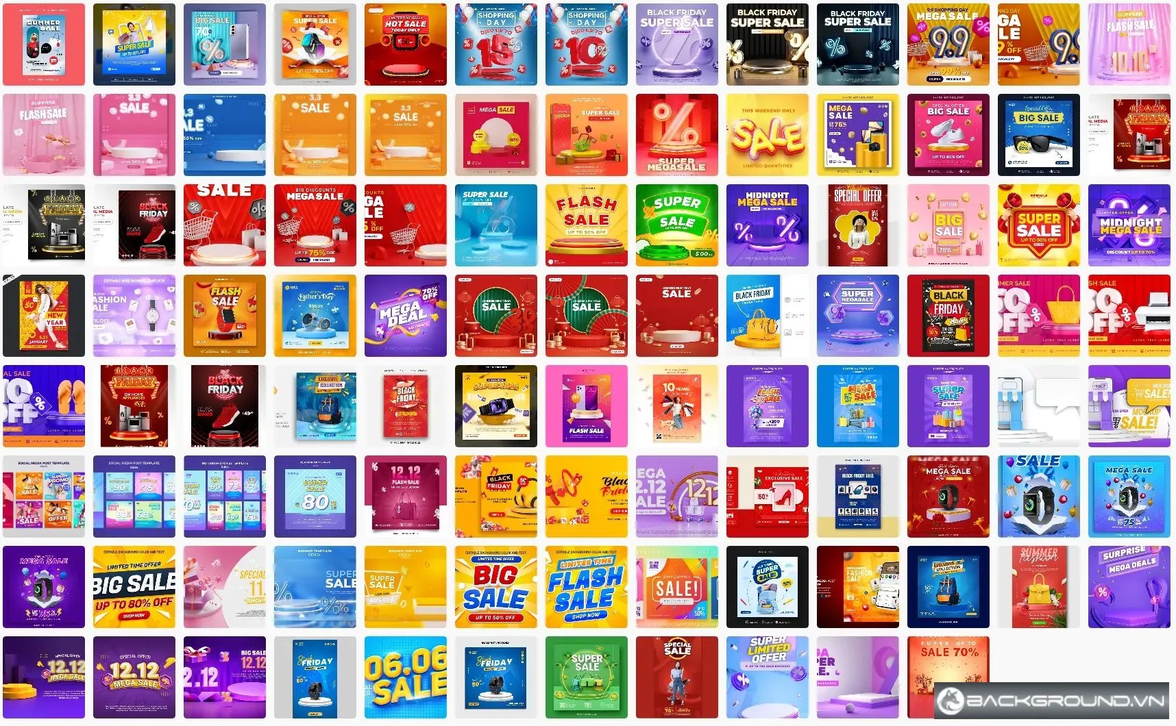 100+ Poster khuyến mại