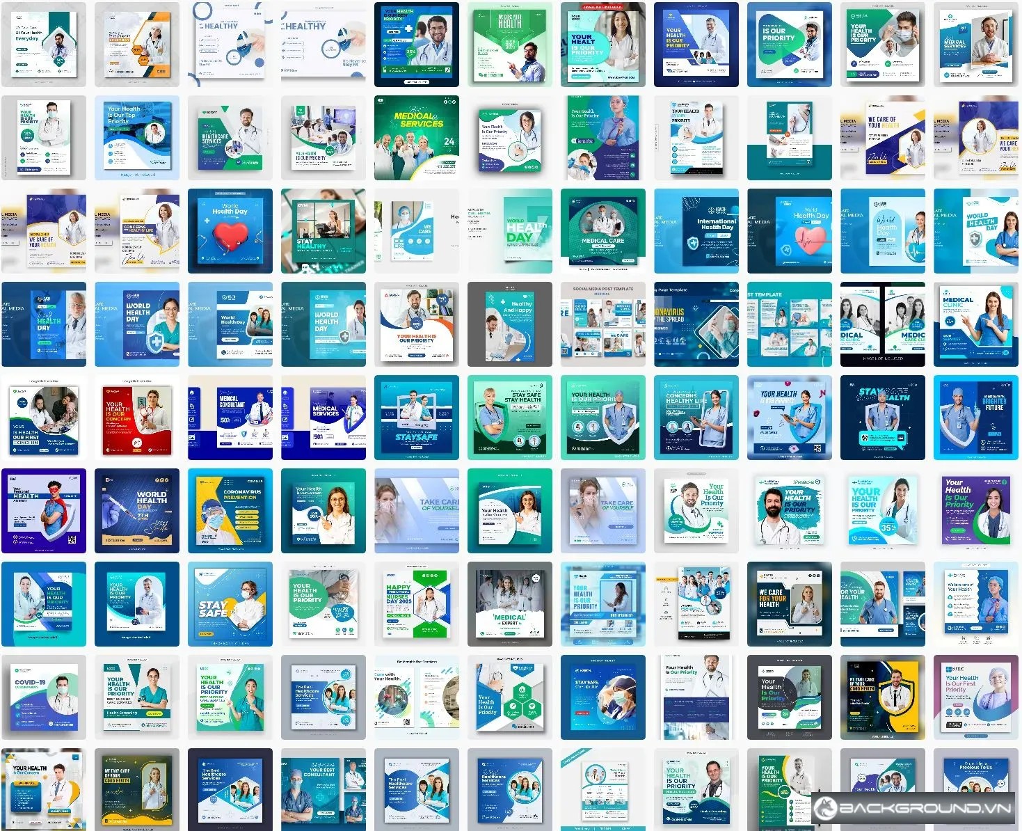 100+ Poster phòng khám