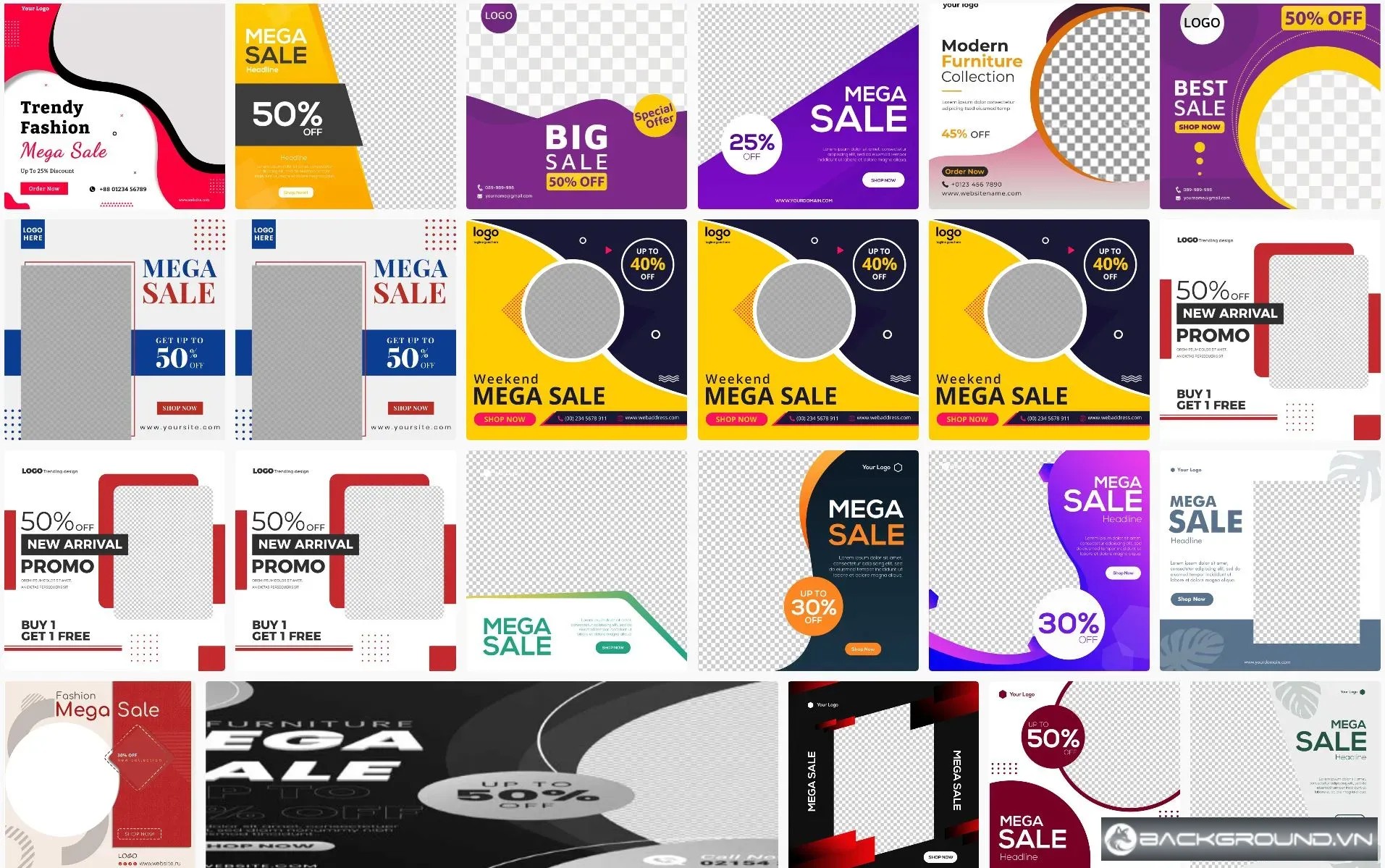 18+ Banner sale off