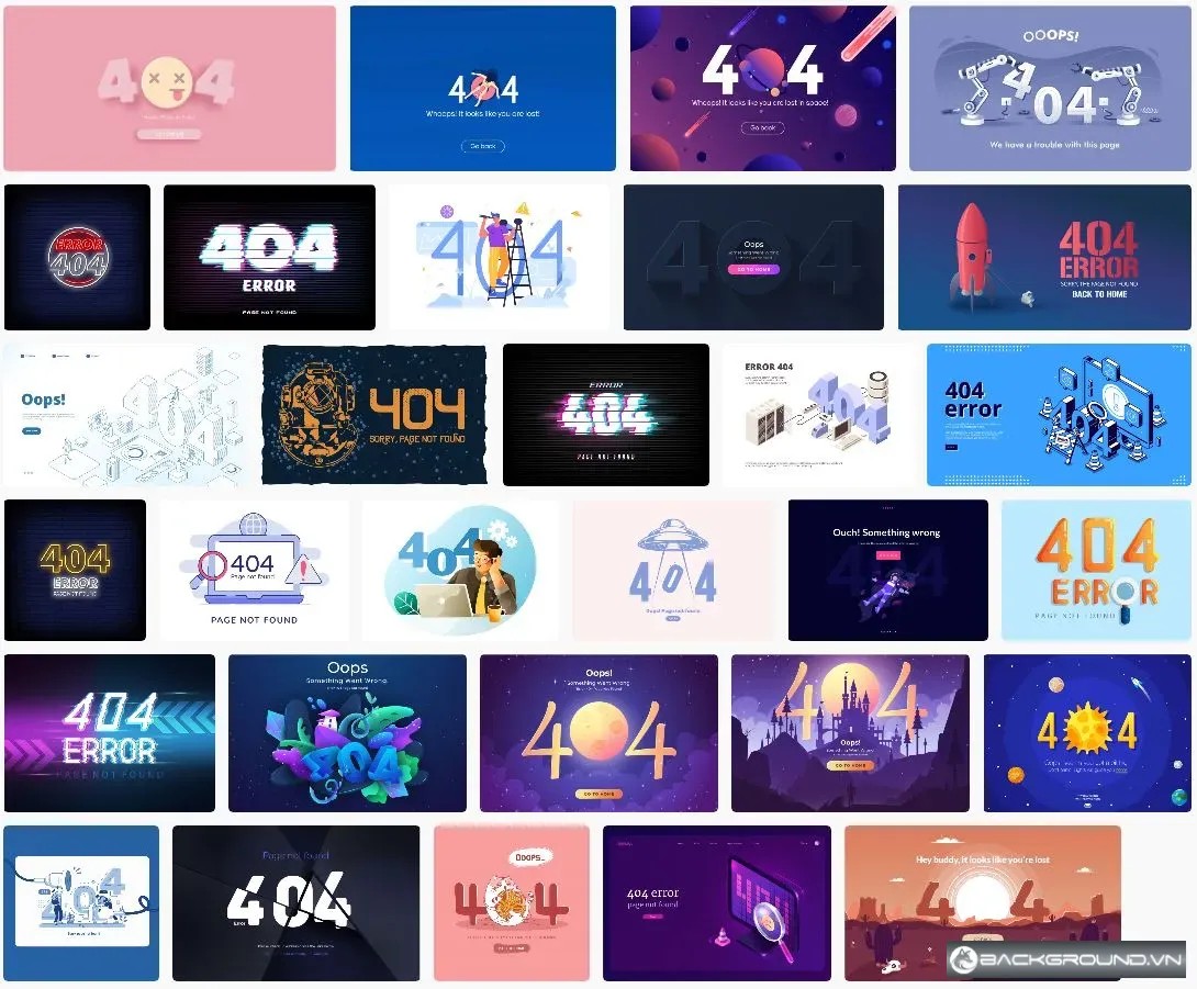 30+ Banner lỗi 404