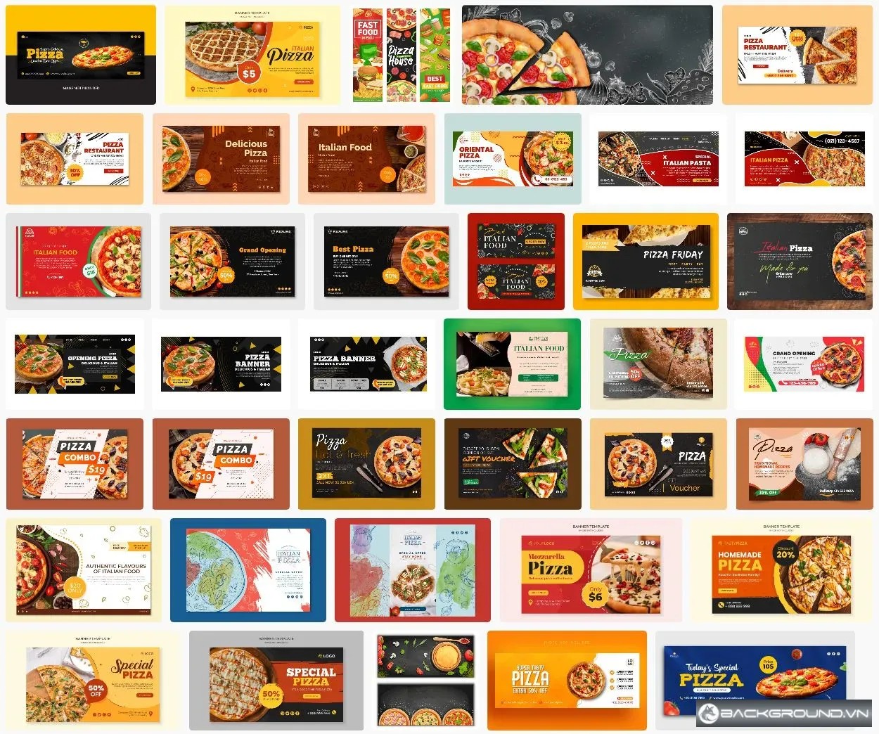 40+ Banner pizza