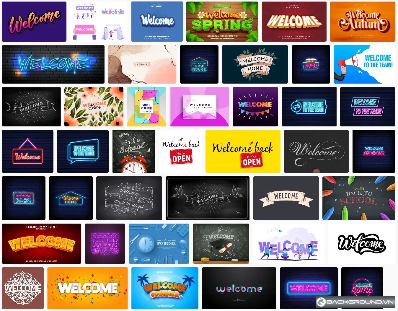 40+ Banner welcome