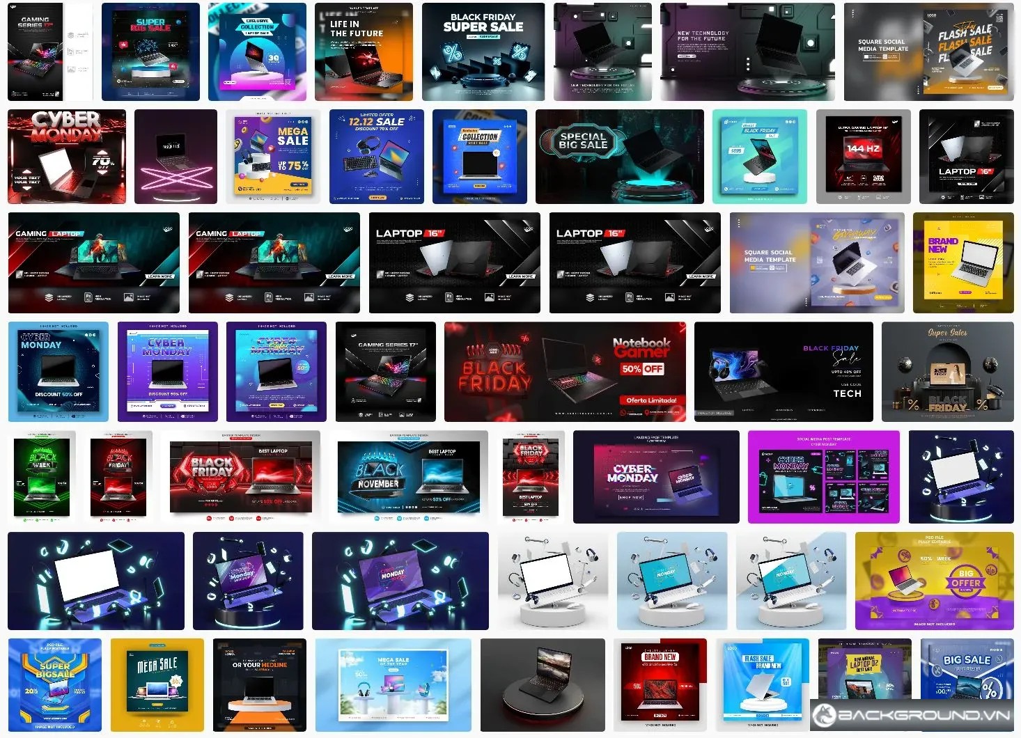 50+ Banner laptop