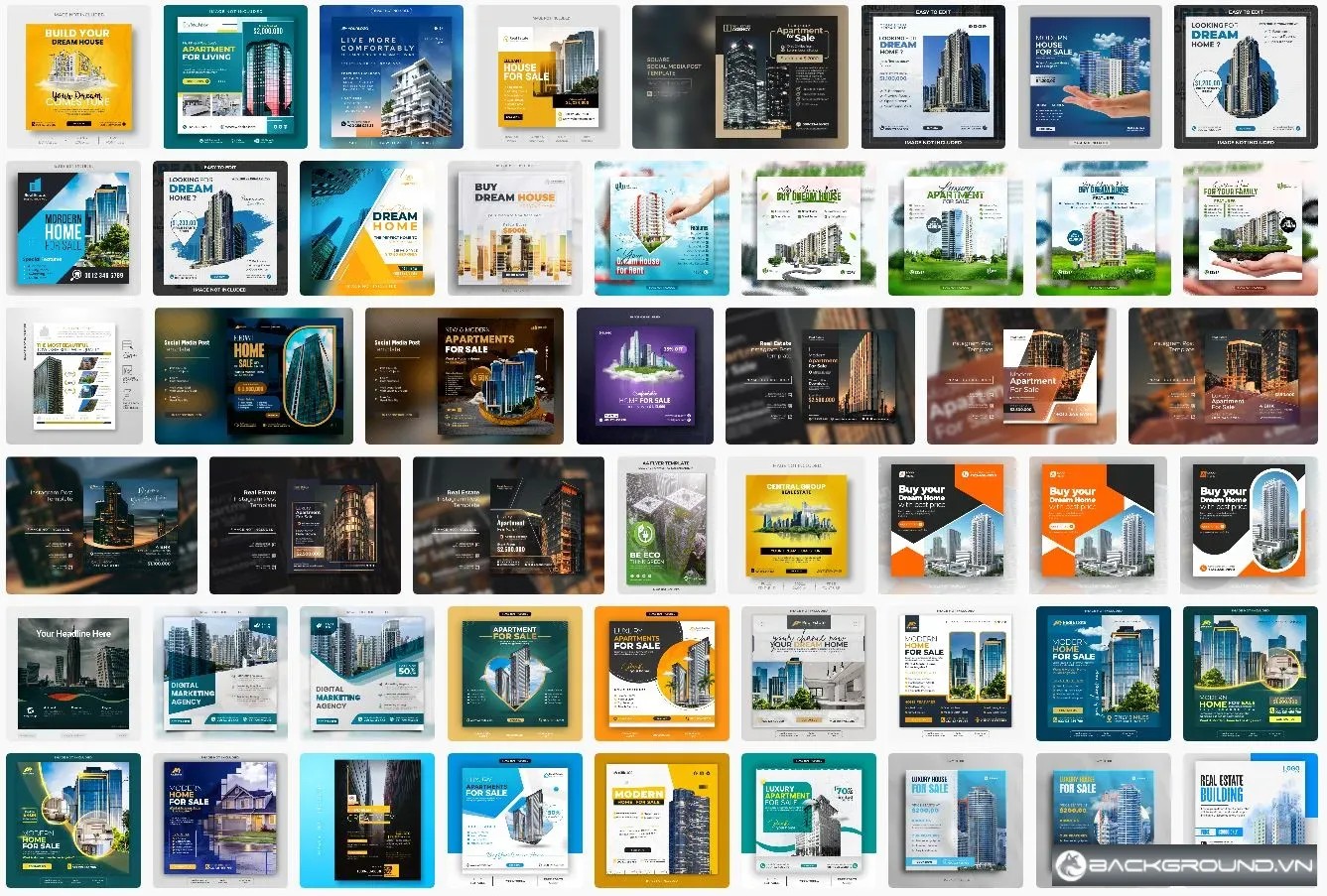 50+ Poster bất động sản