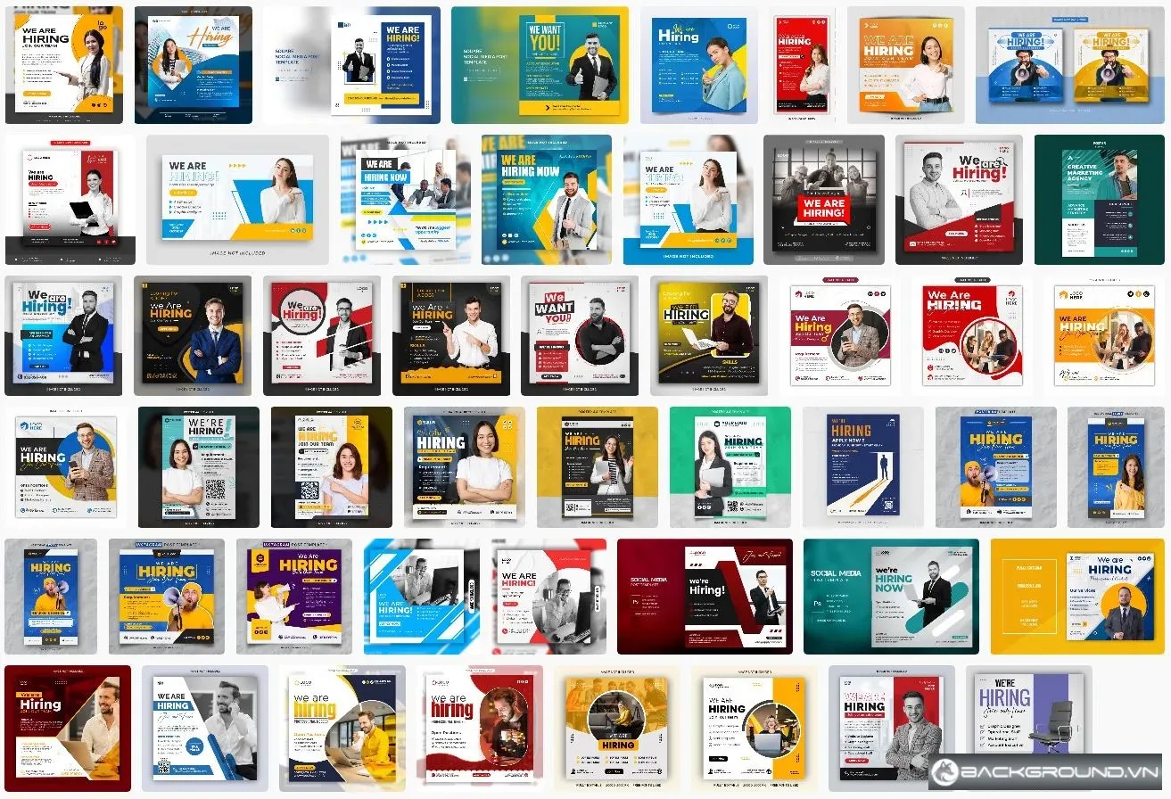 50+ Poster tuyển dụng