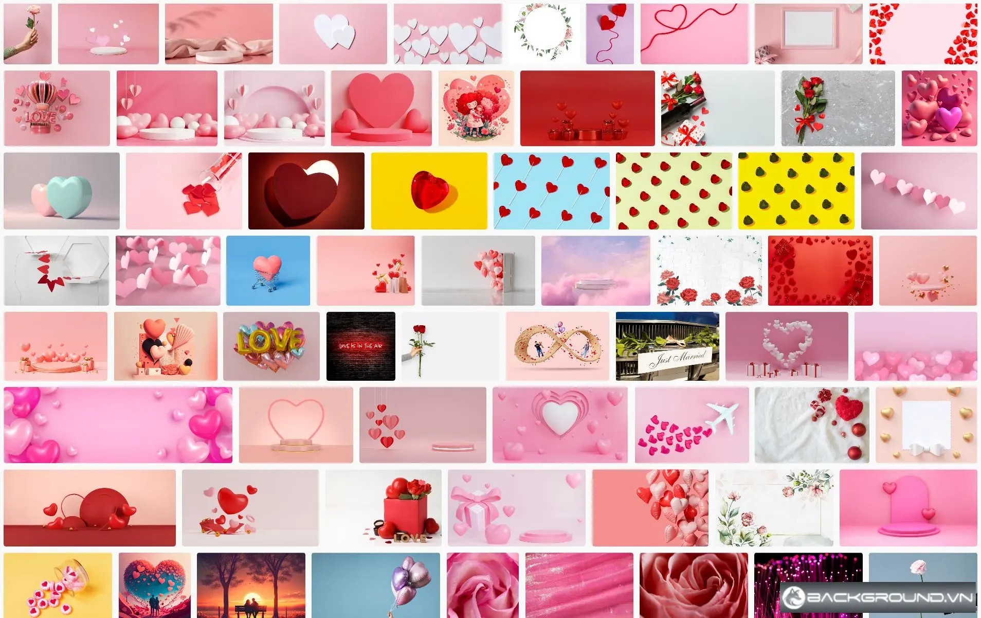 Background lãng mạn