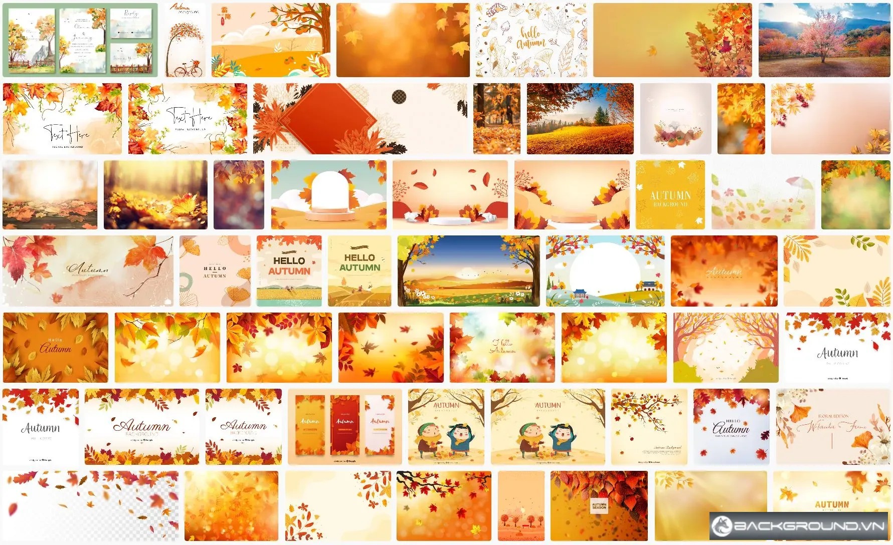 Background mùa thu