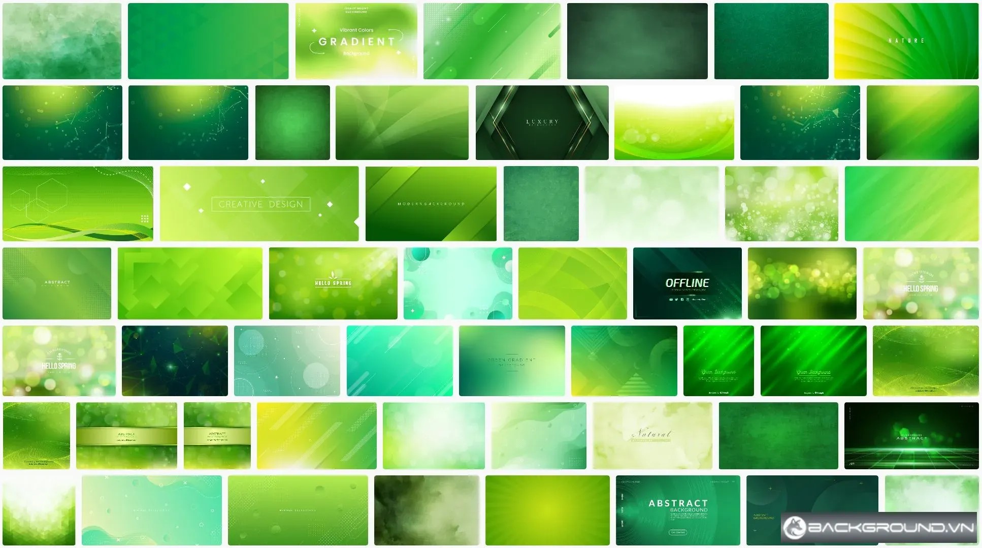 background xanh