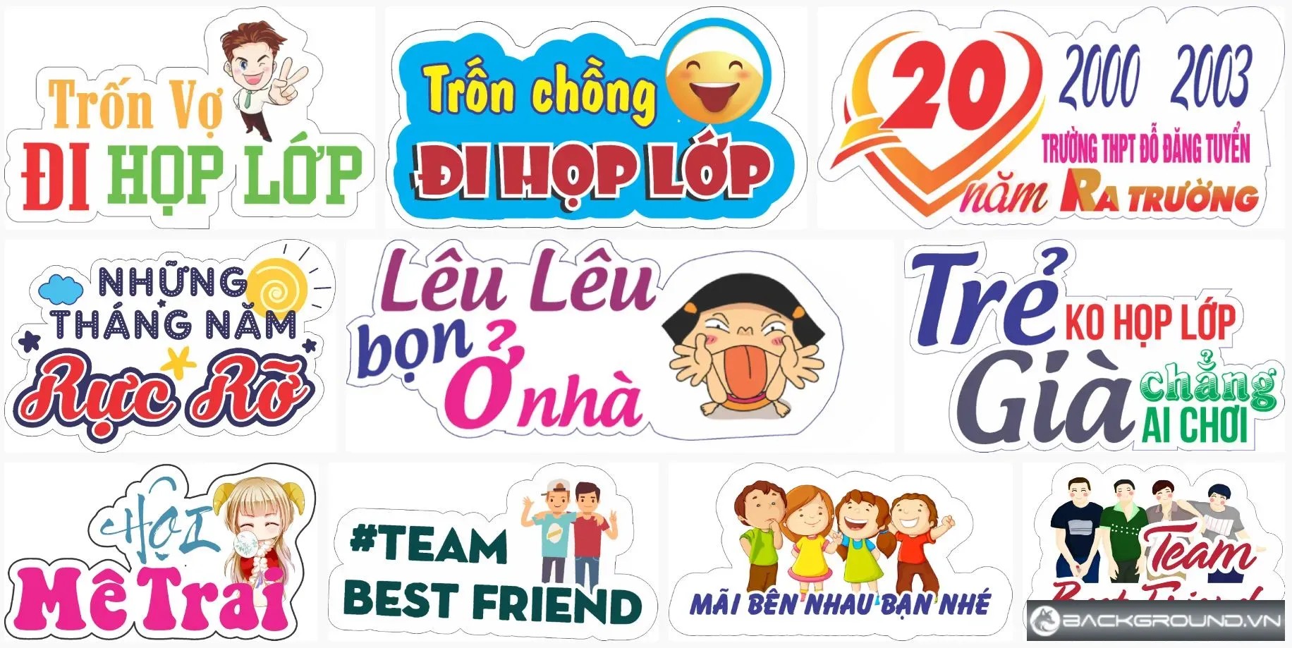 10+ Hashtag họp lớp corel