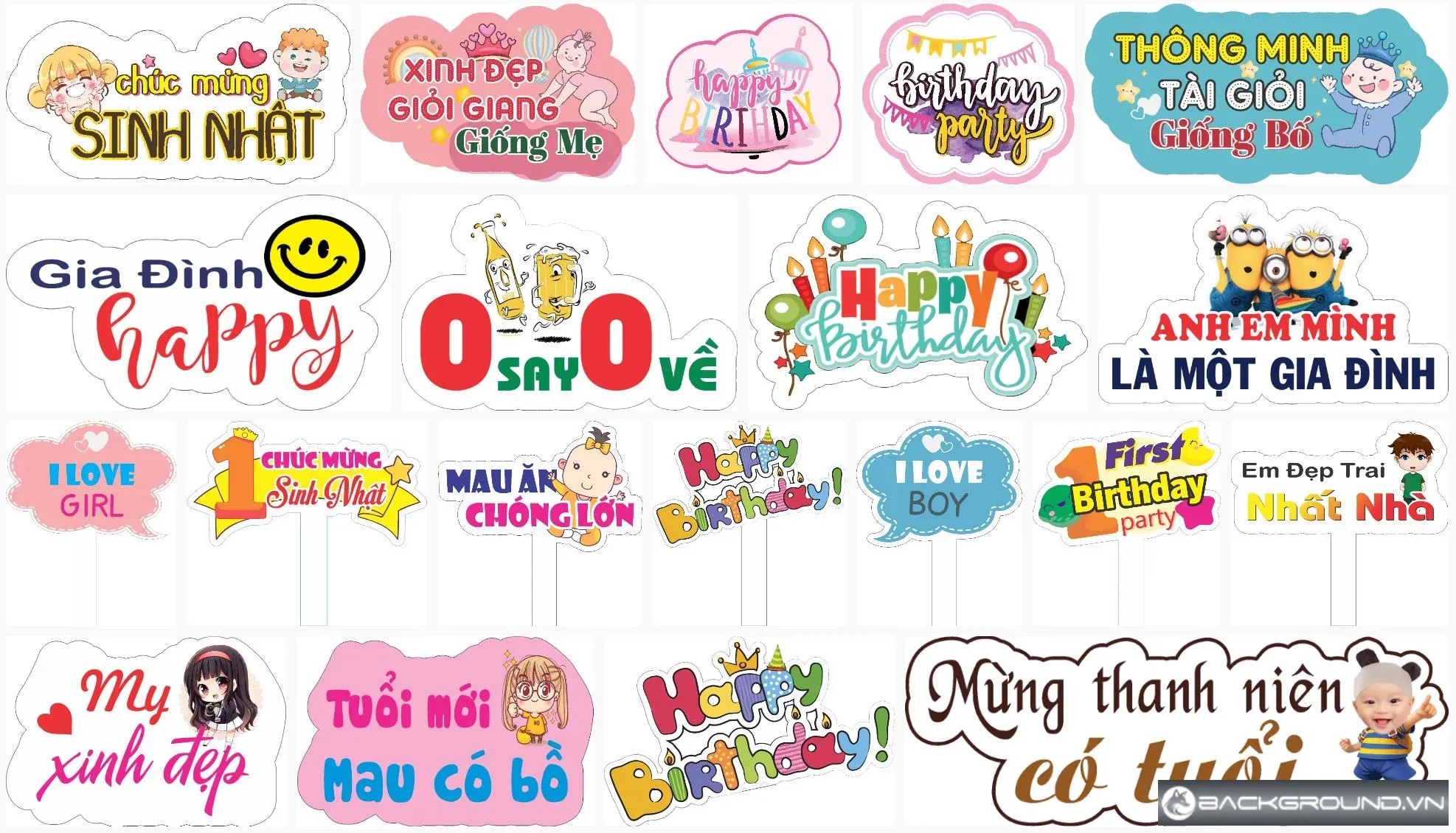 20+ Hashtag chúc mừng sinh nhật