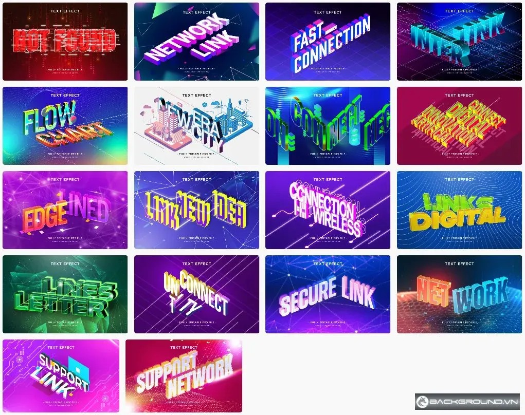 18+ Text effect Connection