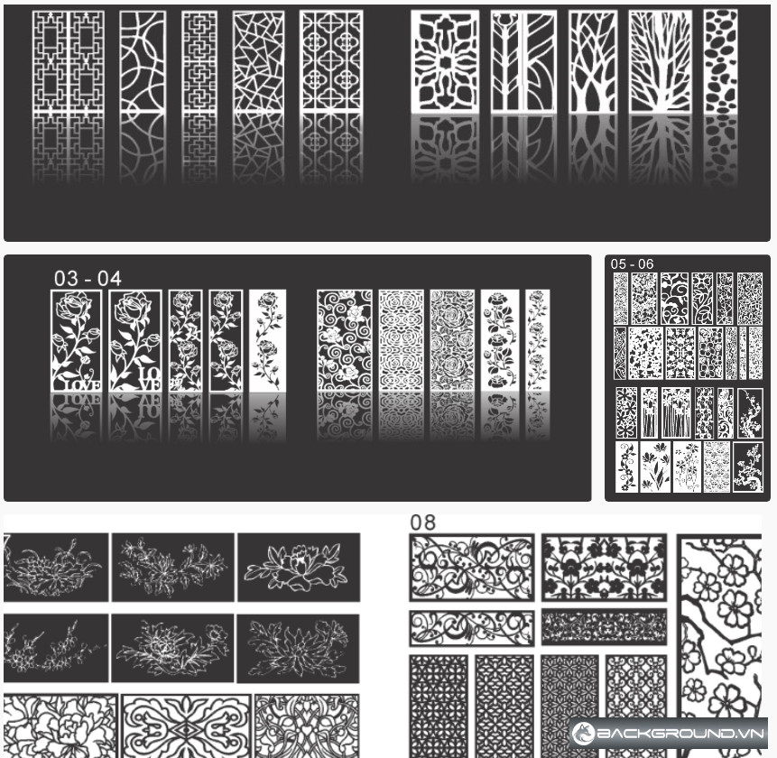 4+ Vách cắt CNC