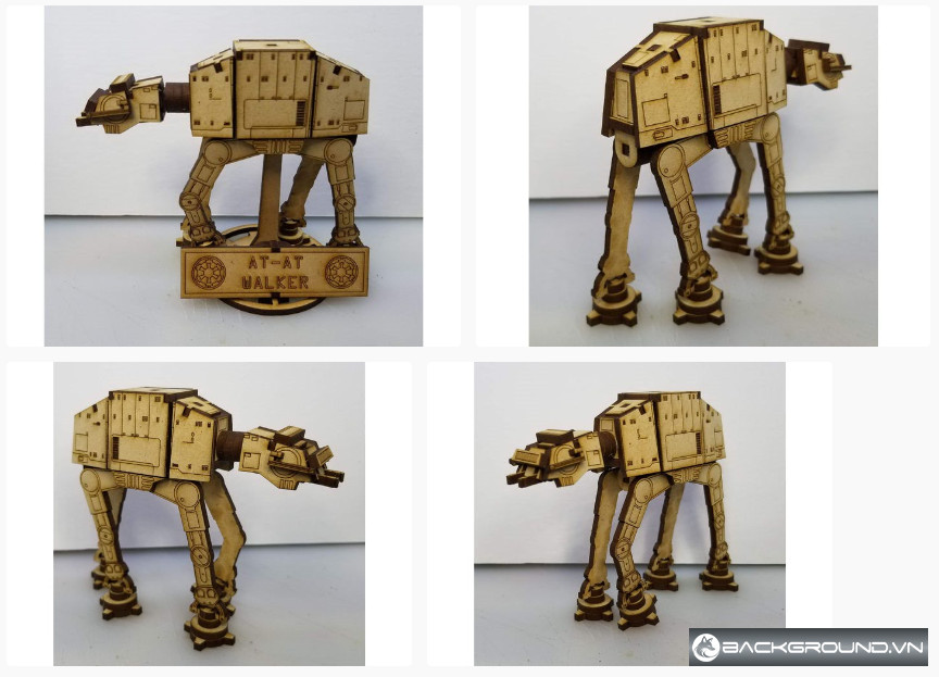 File cắt nhân vật AT-AT Walker - Star Wars
