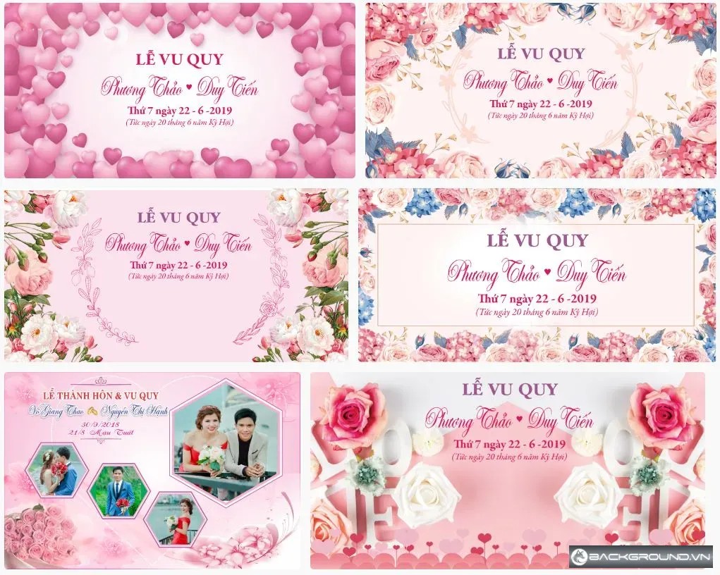 6+ phông cưới đẹp