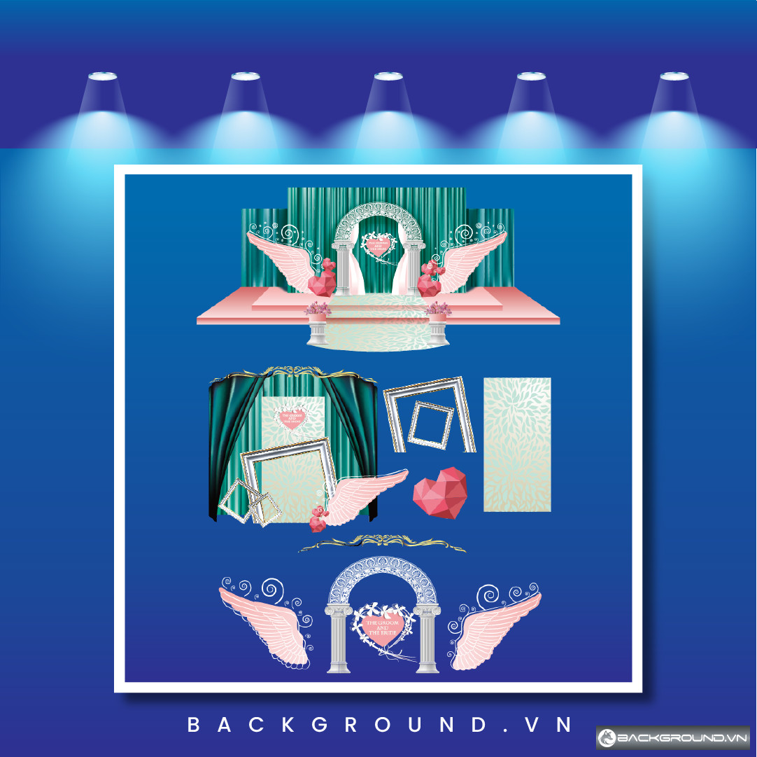 Backdrop đám cưới đẹp lung linh (13)