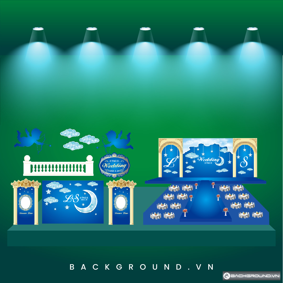Mẫu backdrop cưới nhẹ nhàng (7)