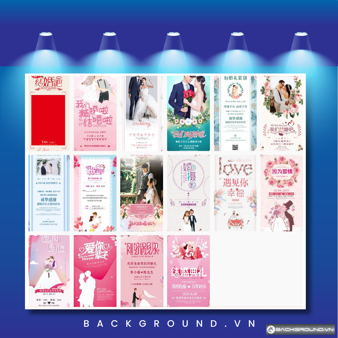 17+ Mẫu Standee đám cưới