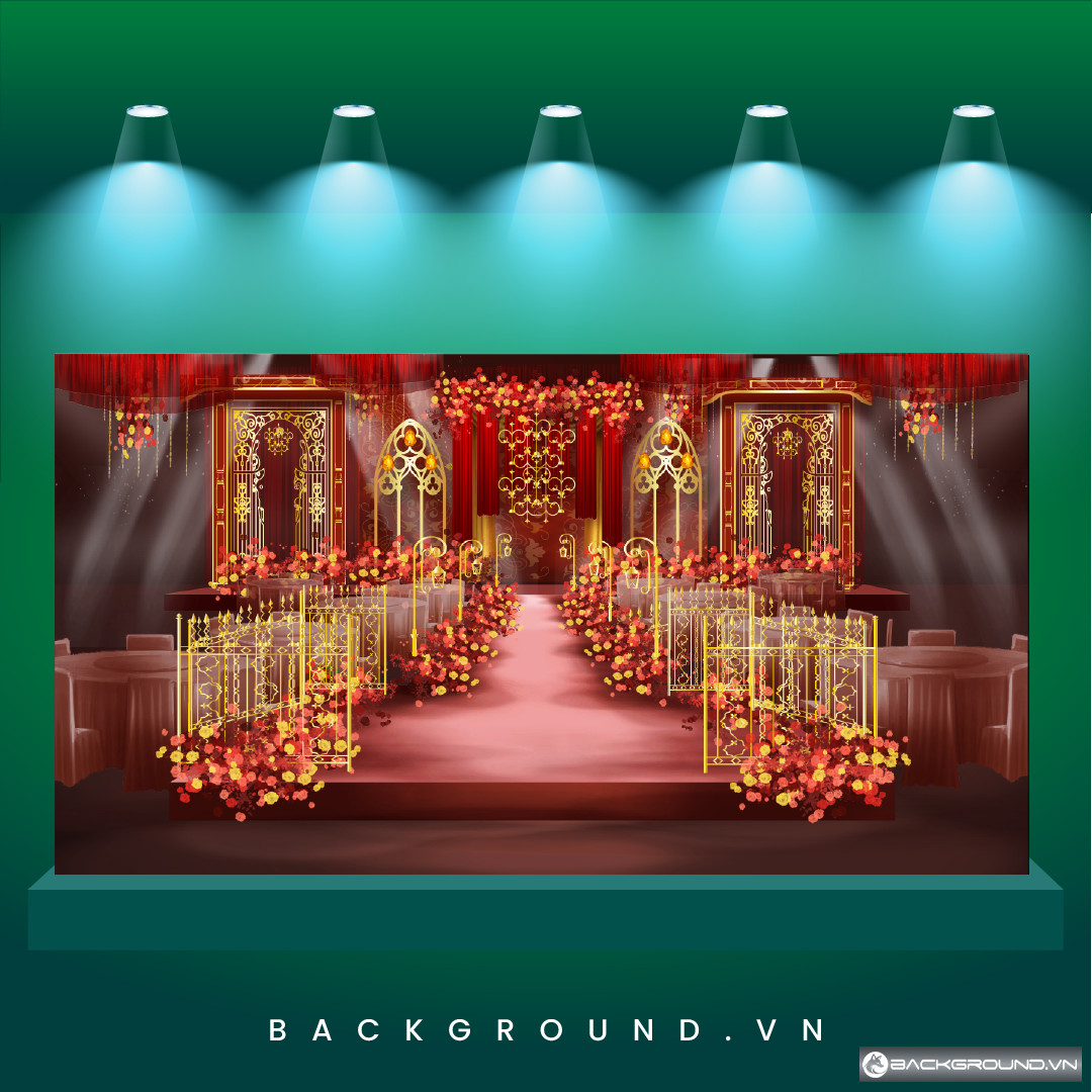 Backdrop cưới đỏ hoàng gia (47)