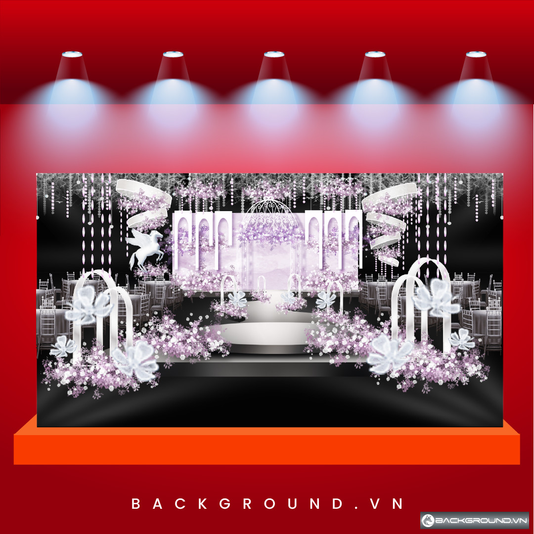 Backdrop cưới phong cách Gothic (55)