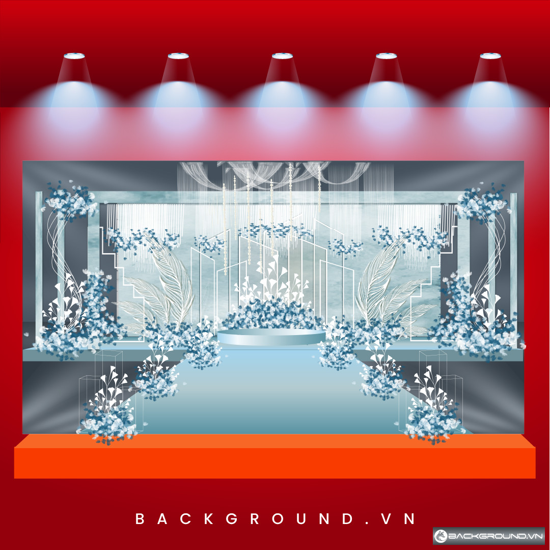 Background tiệc cưới nhẹ nhàng sang trọng (40)