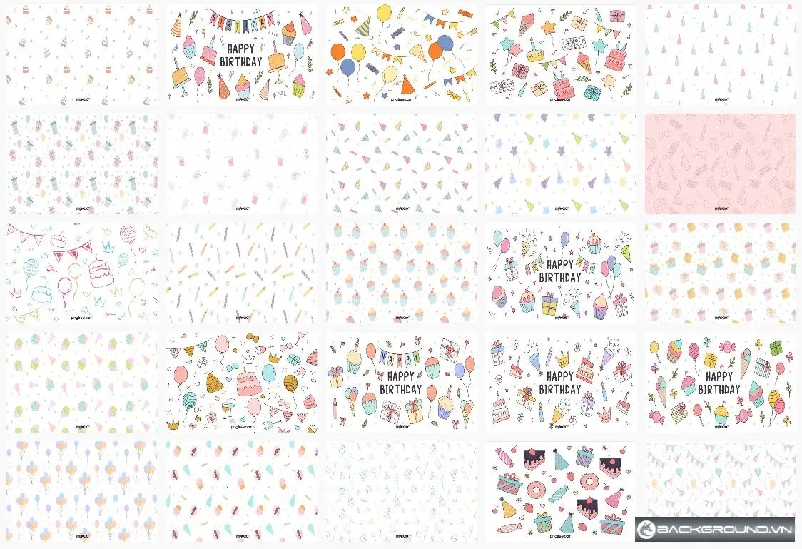 25+ Background sinh nhật vector