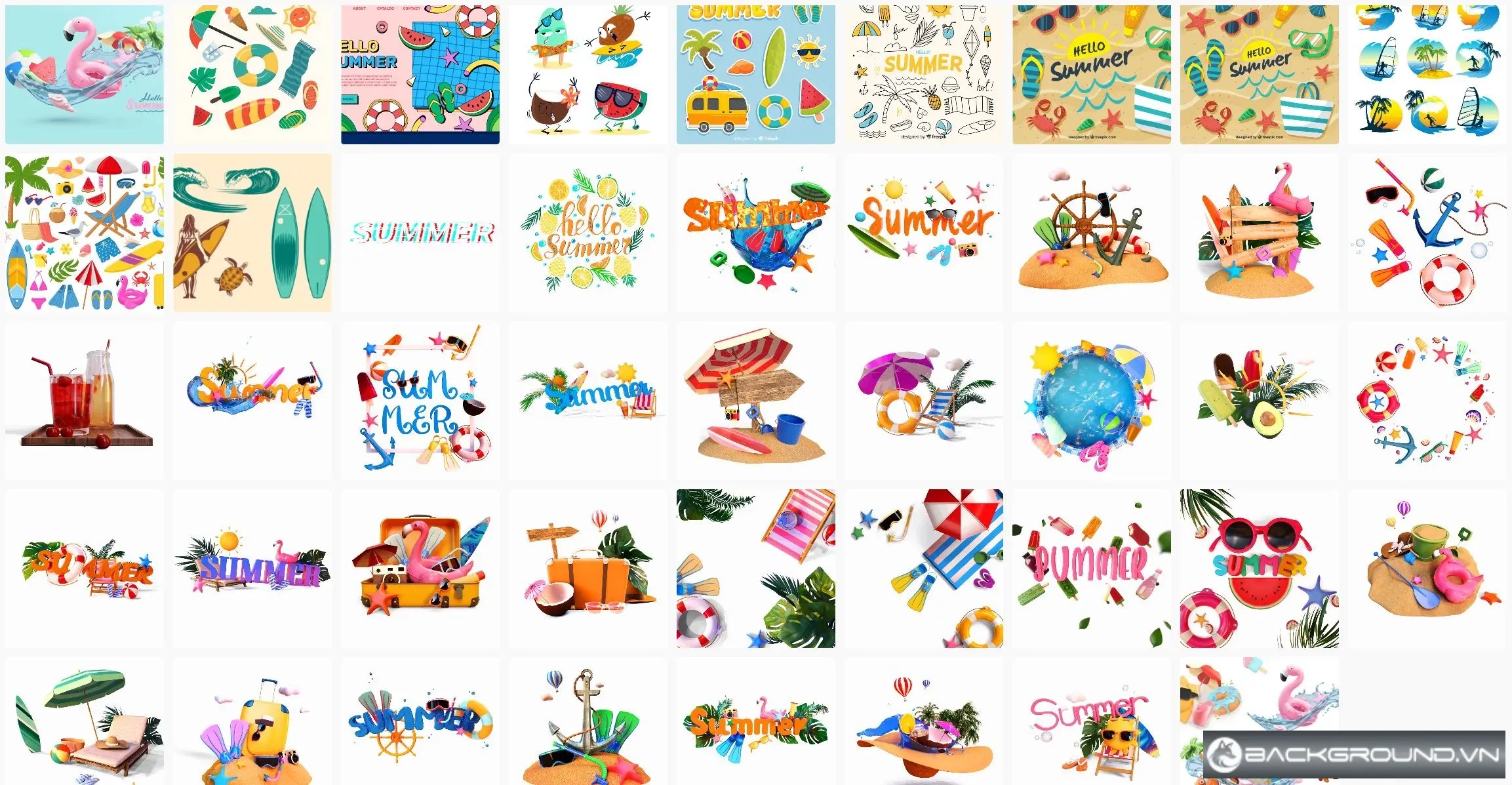100+ Icon summer