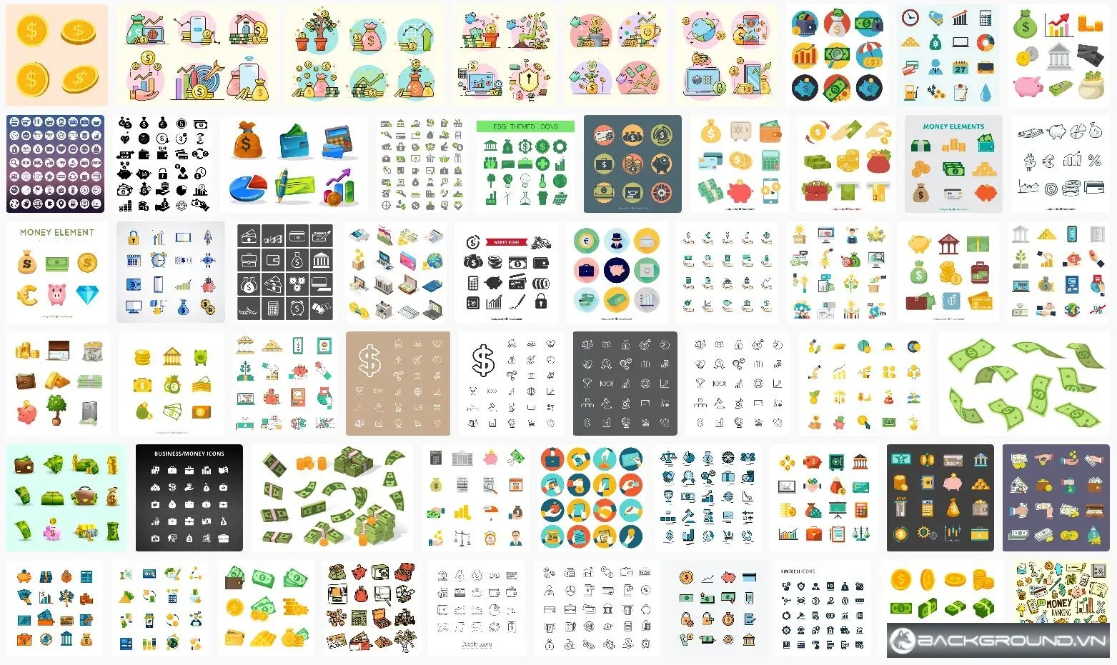 50+ Icon Money
