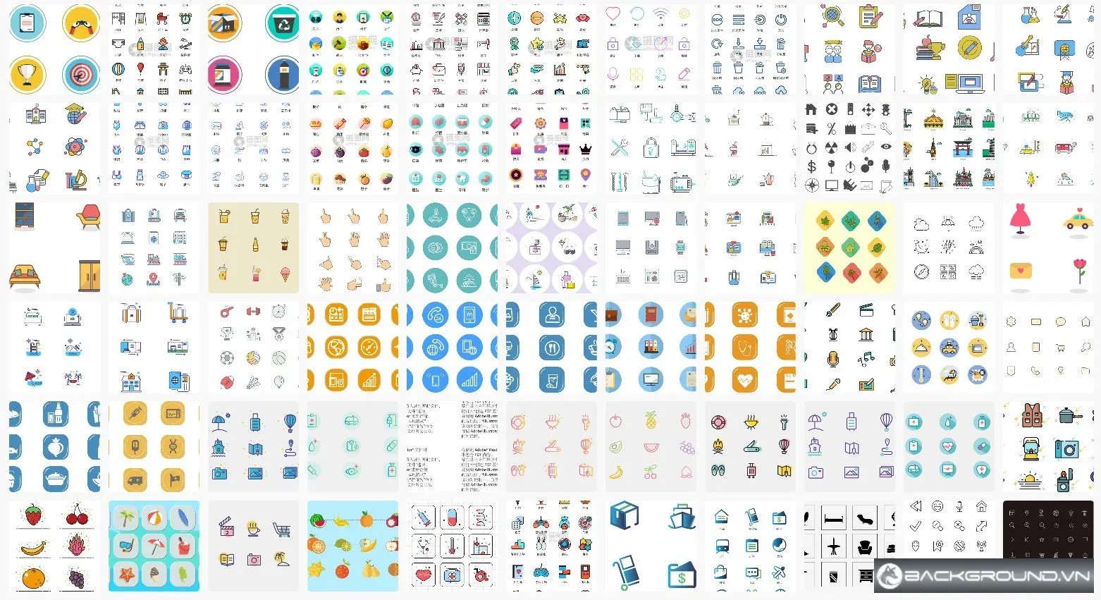 65+ Bộ icon đẹp