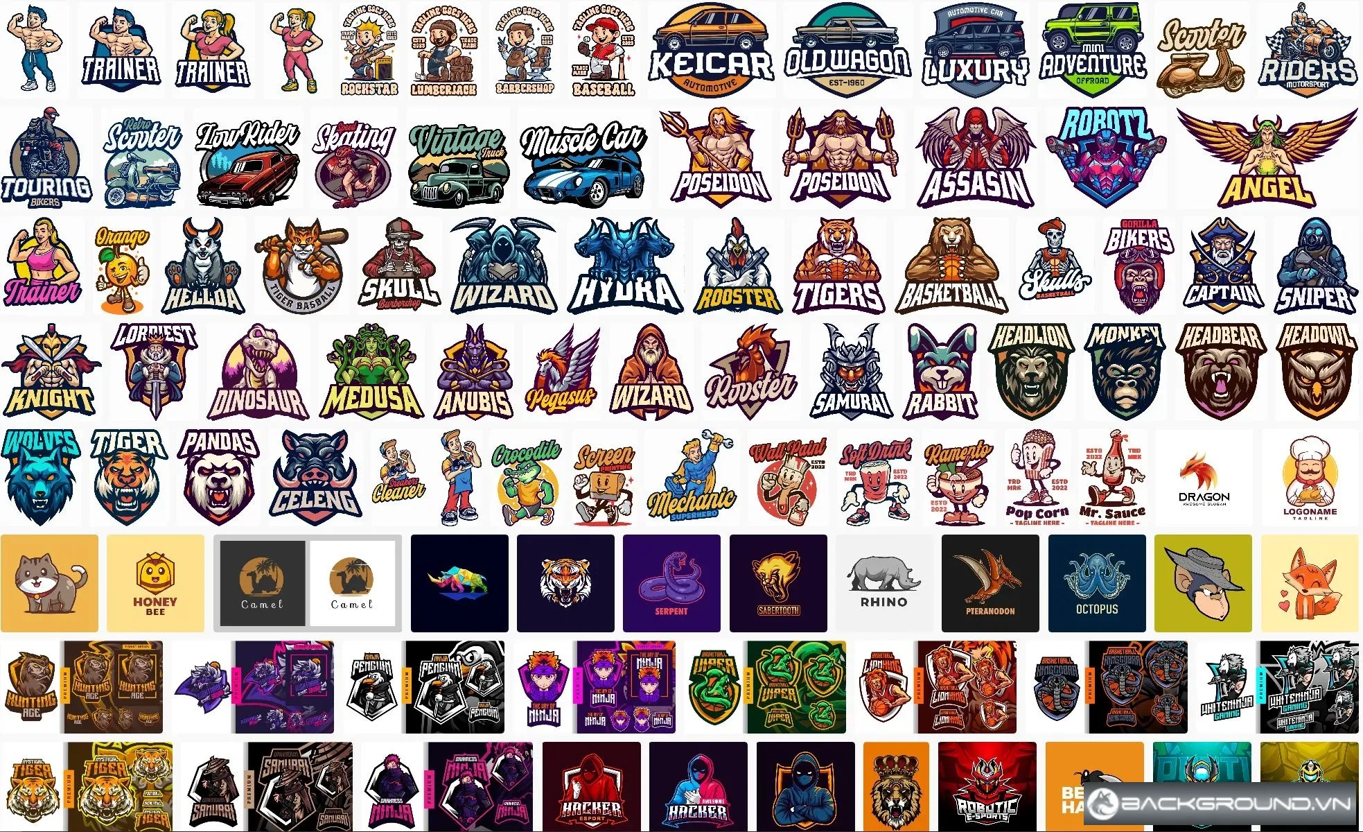 590+ Mẫu Logo vector cực đẹp