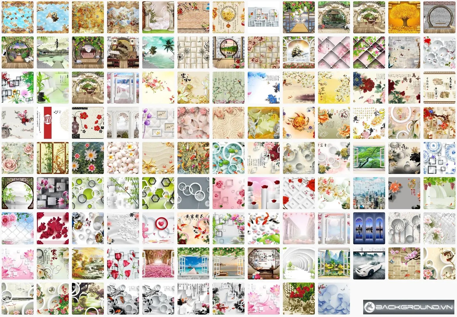 115+ Tranh 3D dán tường