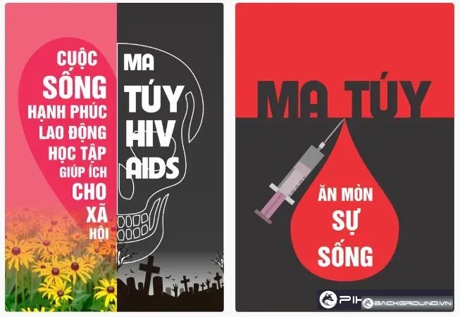 2+ Tranh cổ động về phòng chống ma túy