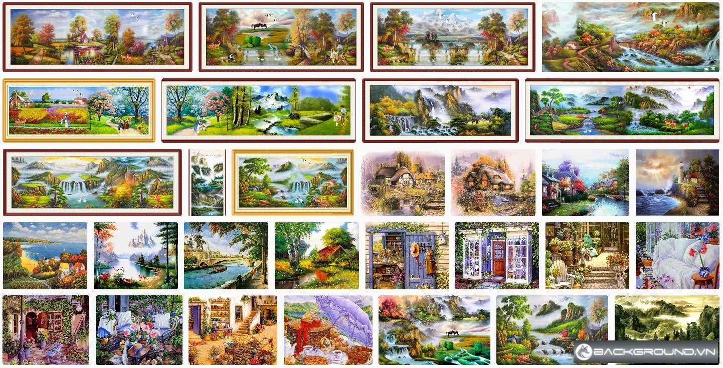 30+ Tranh sơn dầu trừu tượng