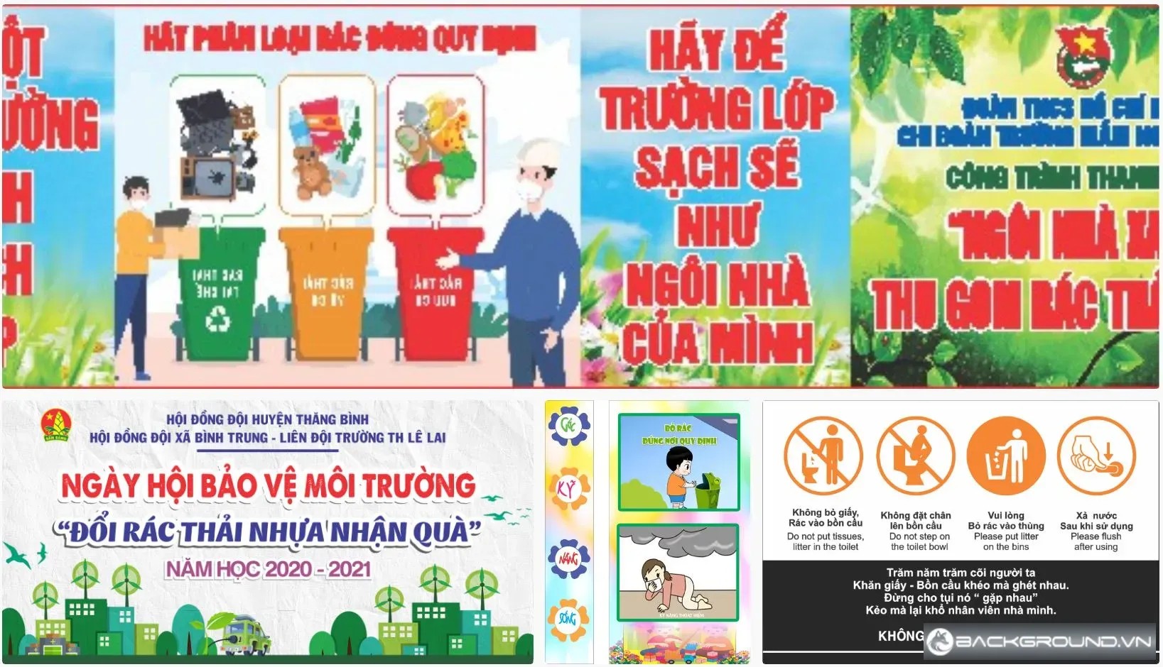 4+ Tranh cổ động bảo vệ môi trường