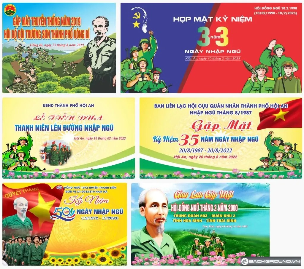 6+ Pano ngày nhập ngũ