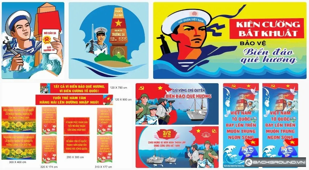6+ Tranh cổ động biển đảo