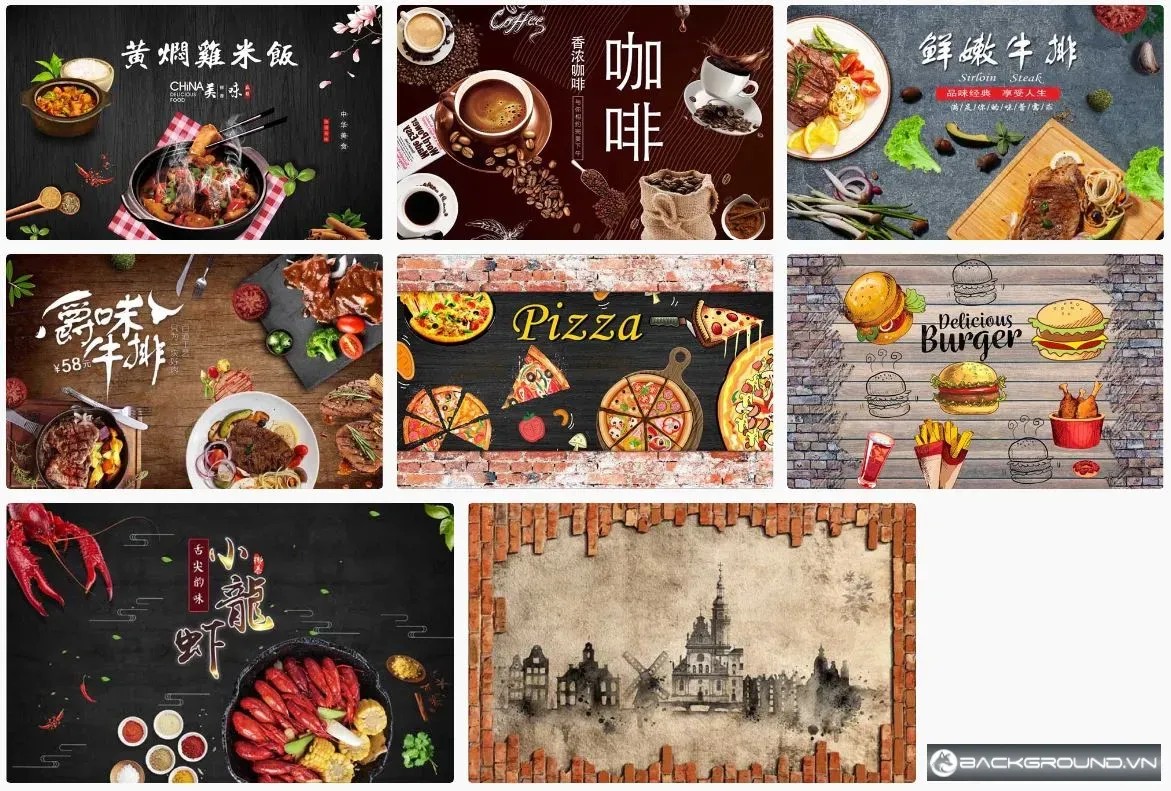 8+ Tranh trang trí nhà hàng ăn uống