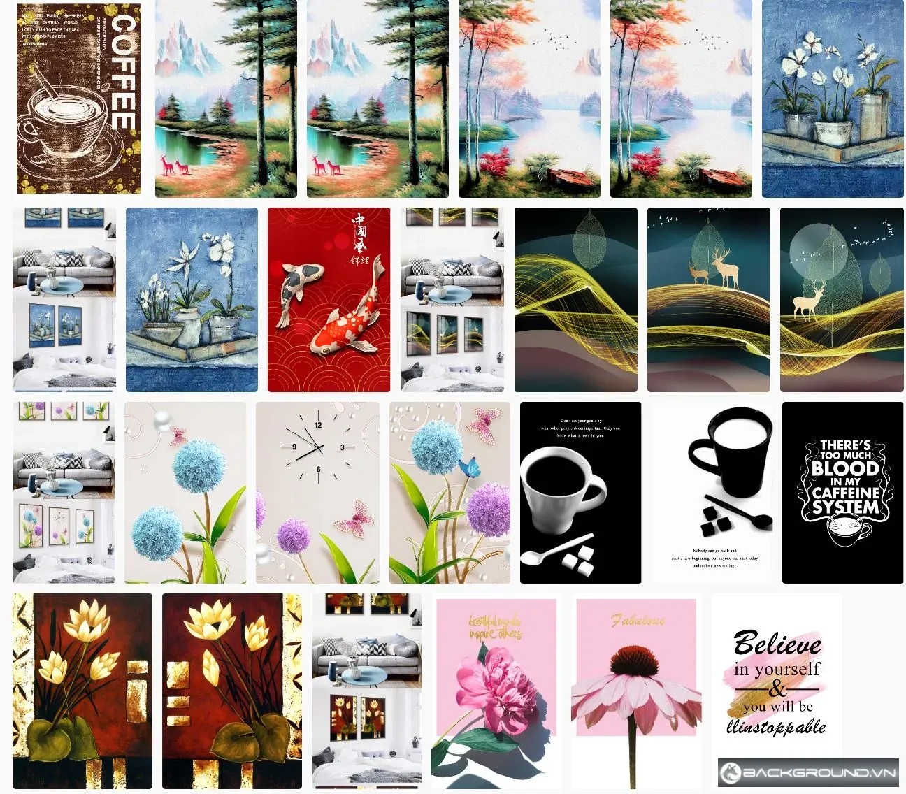 9+ Tranh treo tường đẹp