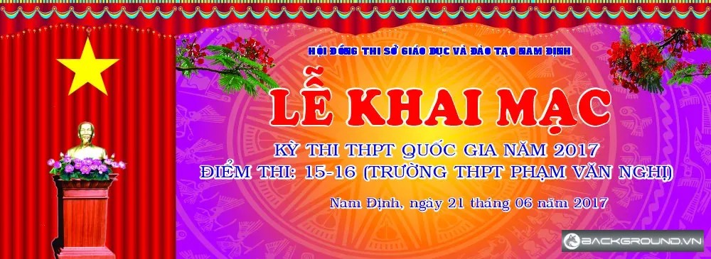 Backdrop kỳ thi THPT Quốc Gia