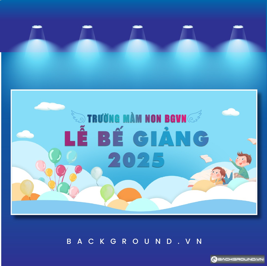 Background lễ tổng kết năm học (2)