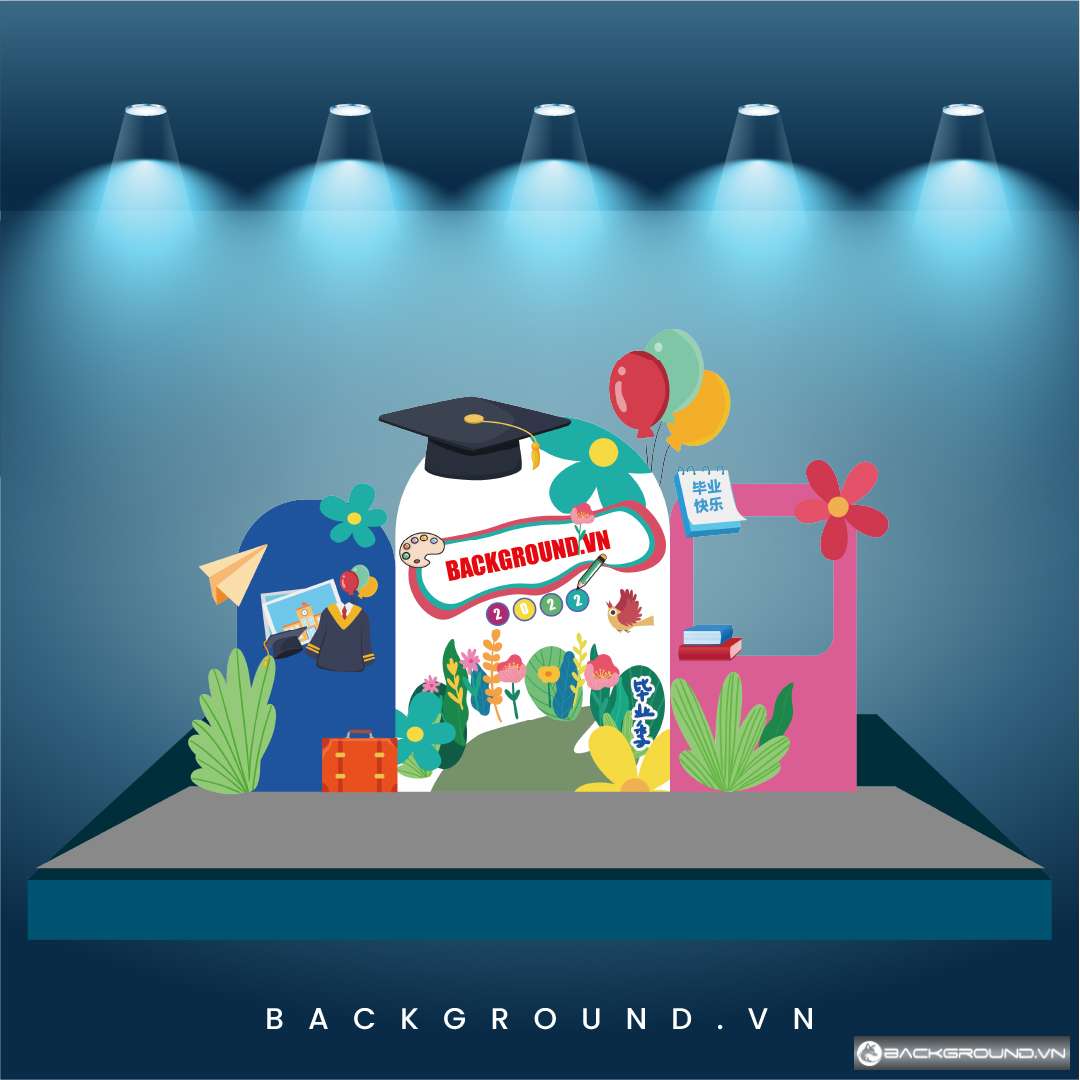 Mẫu Backdrop Lễ Tốt Nghiệp Tiểu Học (17)