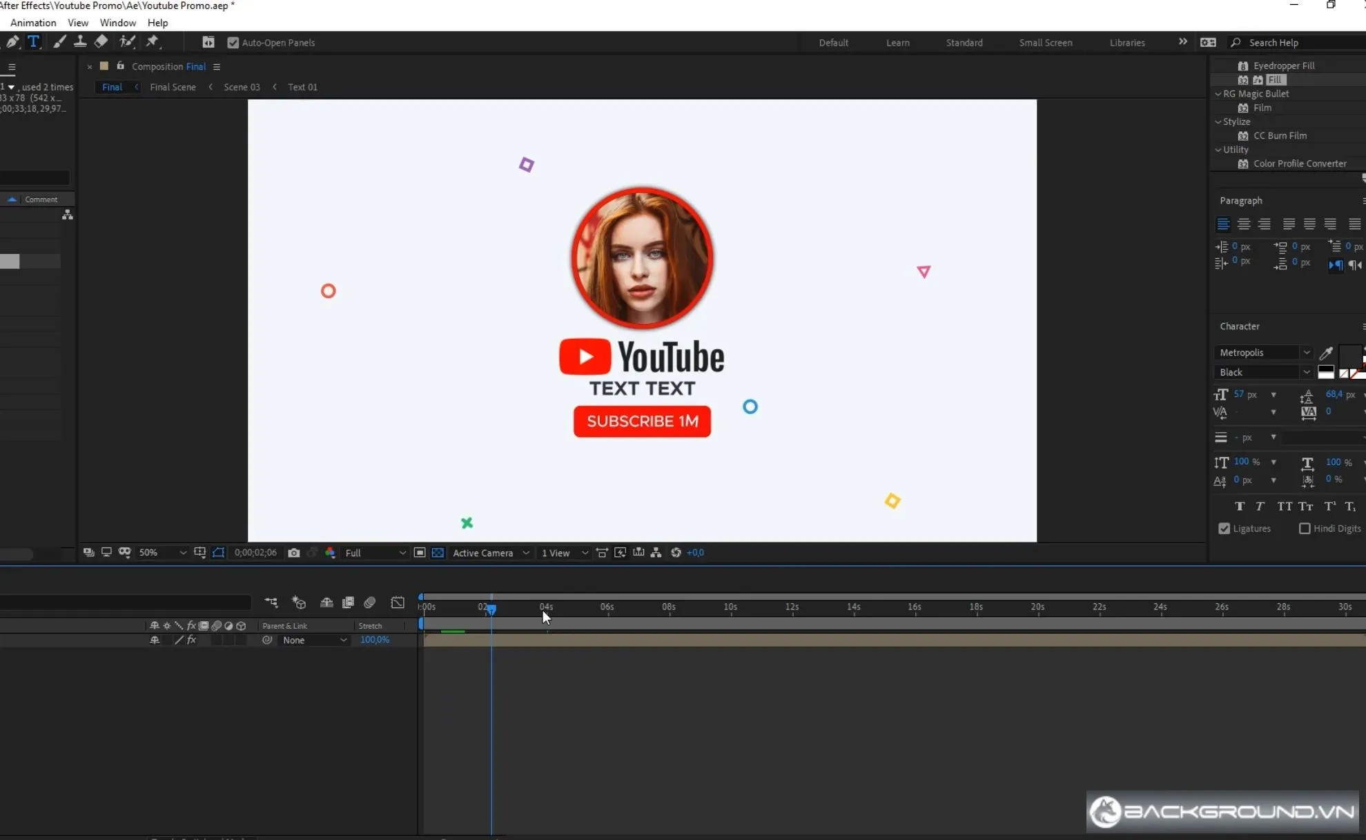 13+ YouTube Template After Effects