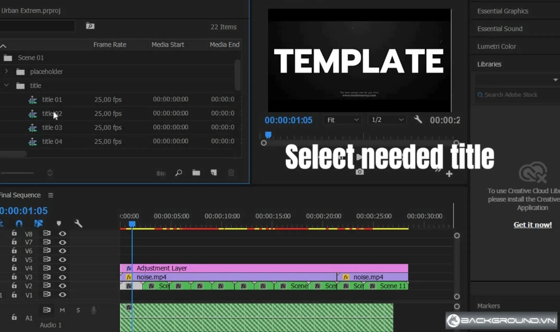 15+ Urban Template Premiere Pro