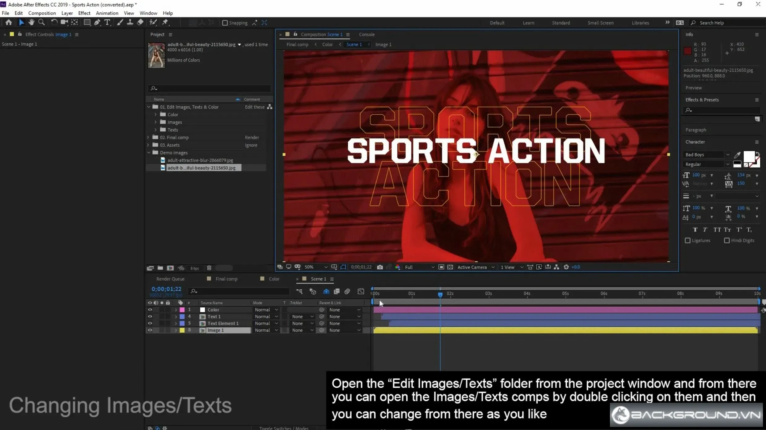 4+ Fitness Template After Effects