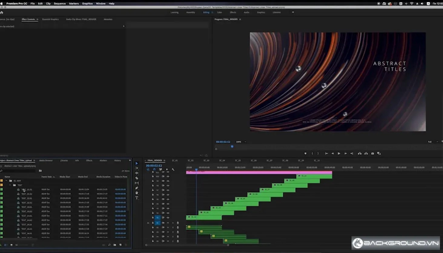 6+ Abstracts Template Premiere Pro