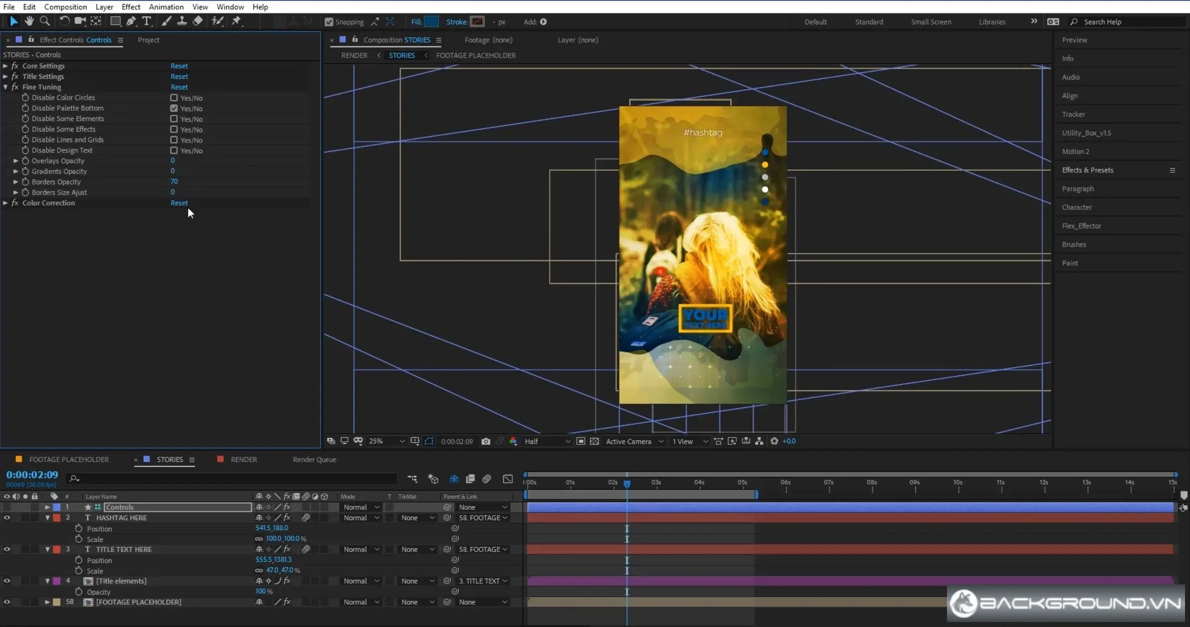 8000+ Stories Animados After Effects Template