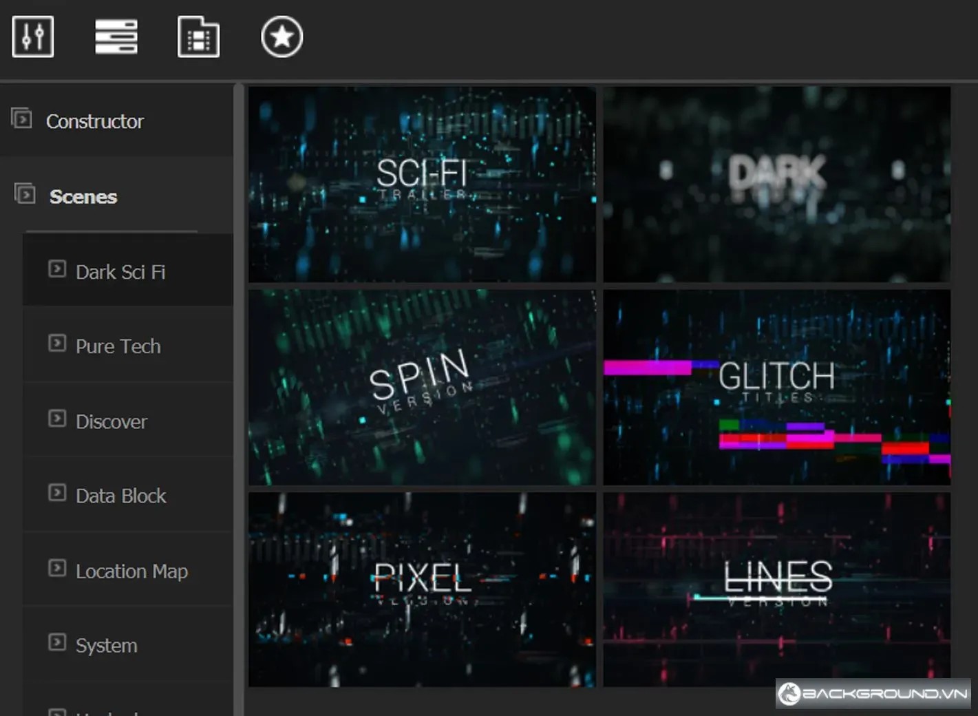 Technology Constructor After Effects